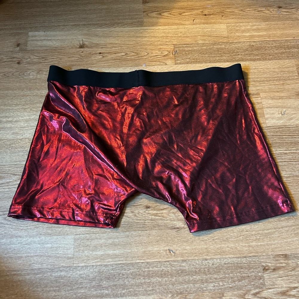 Intimo Shiny Red Boxer Briefs - Picture 3 of 3